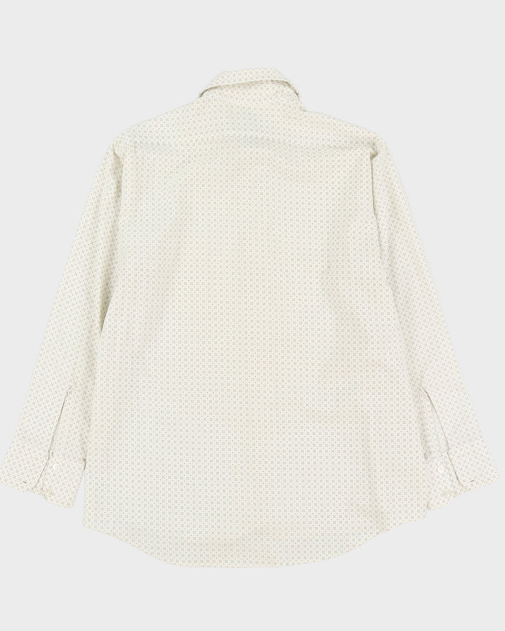 Vintage 70s Jorsyth White Shirt - L