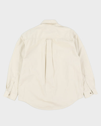Vintage 90s Eddie Bauer Beige Shirt - L