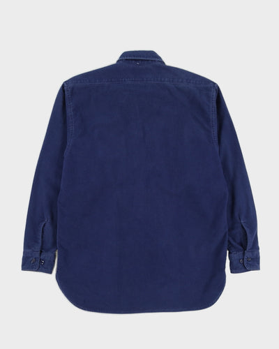 Vintage 90s Eddie Bauer Blue Flannel Shirt - M