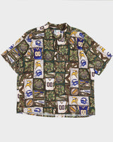 Vintage 90s NFL Surf And Turf Minnesota Vikings Hawaiian Shirt - XL