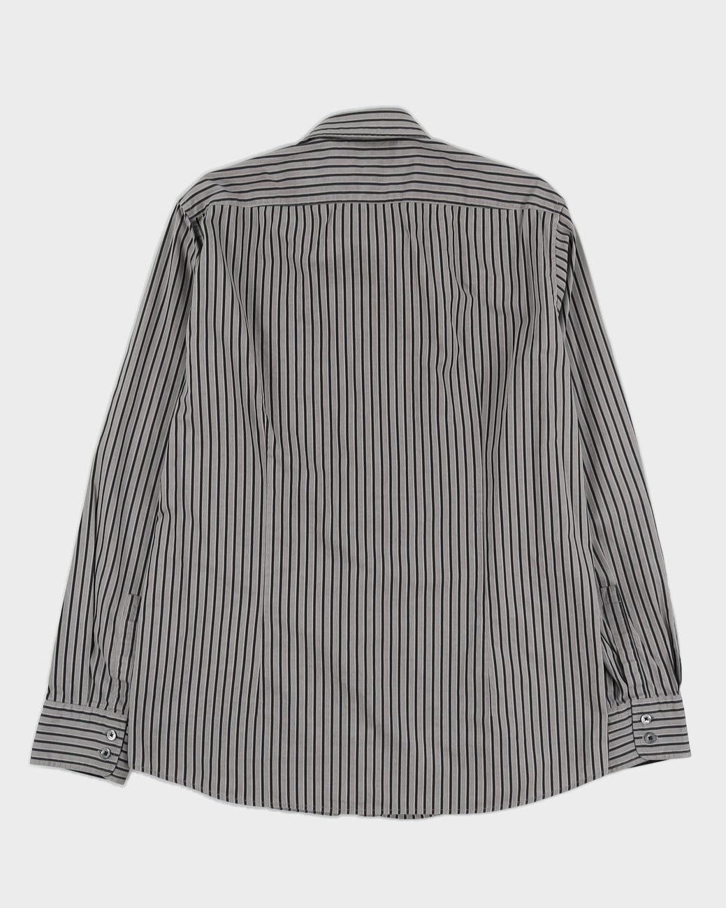 Hugo Boss Grey Striped Shirt - XL