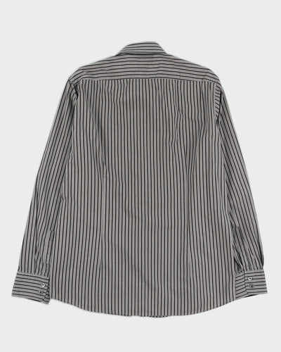 Hugo Boss Grey Striped Shirt - XL