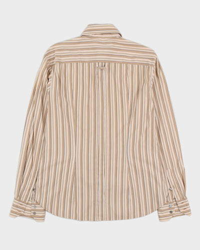 Dolce & Gabbana Beige Striped Shirt - XL
