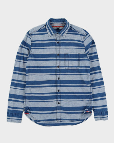 Tommy Hilfiger Blue Striped Shirt - M