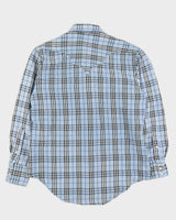 Vintage 90s Rockmount Ranch Wear Blue Western Shirt - L