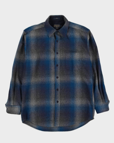 Pendleton Wool Blue Heavyweight Shirt - M
