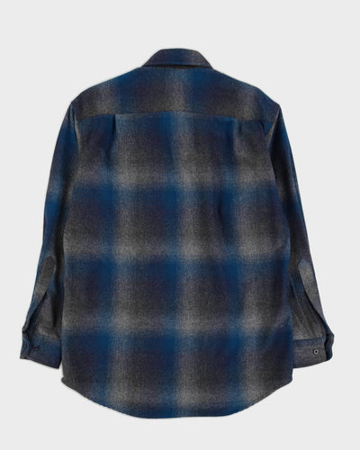 Pendleton Wool Blue Heavyweight Shirt - M