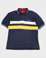 Vintage 90s Tommy Hilfiger Colour Block Polo - L