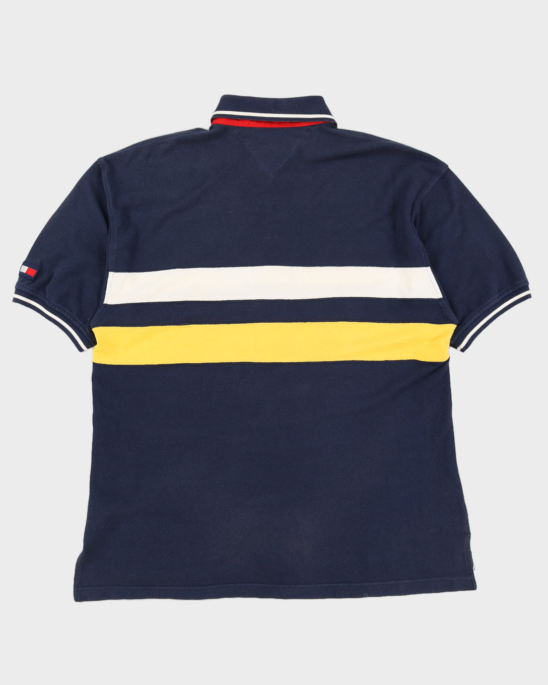 Vintage 90s Tommy Hilfiger Colour Block Polo - L