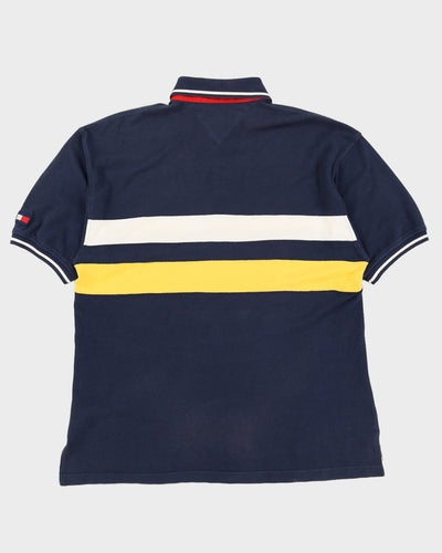 Vintage 90s Tommy Hilfiger Colour Block Polo - L