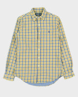 Ralph Lauren Checked Yellow Shirt - S