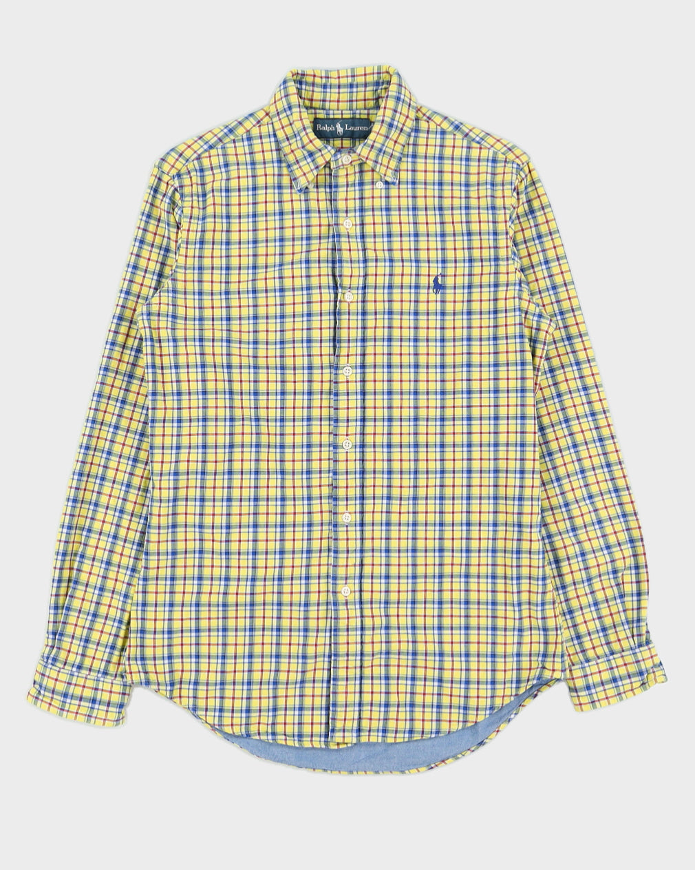 Ralph Lauren Checked Yellow Shirt - S
