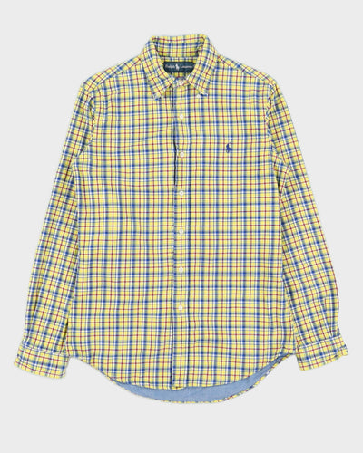 Ralph Lauren Checked Yellow Shirt - S