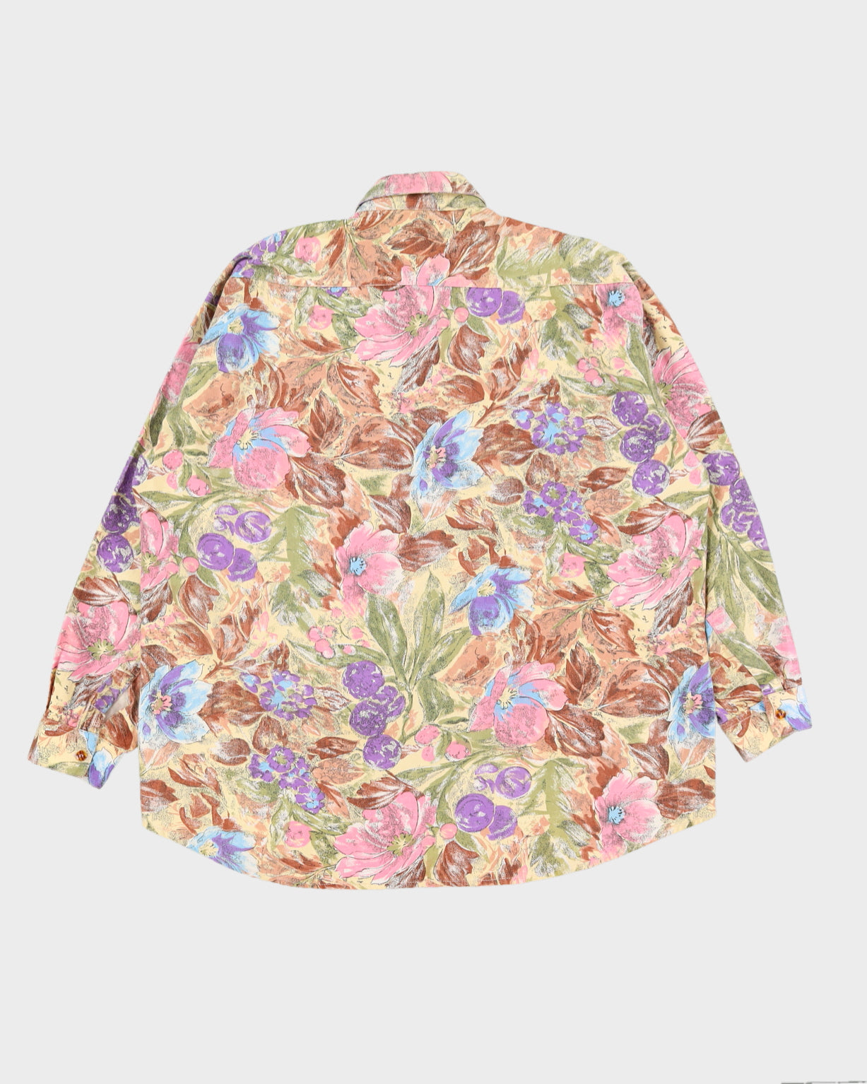 Vintage 90s Fashion Up Floral Shirt - XL