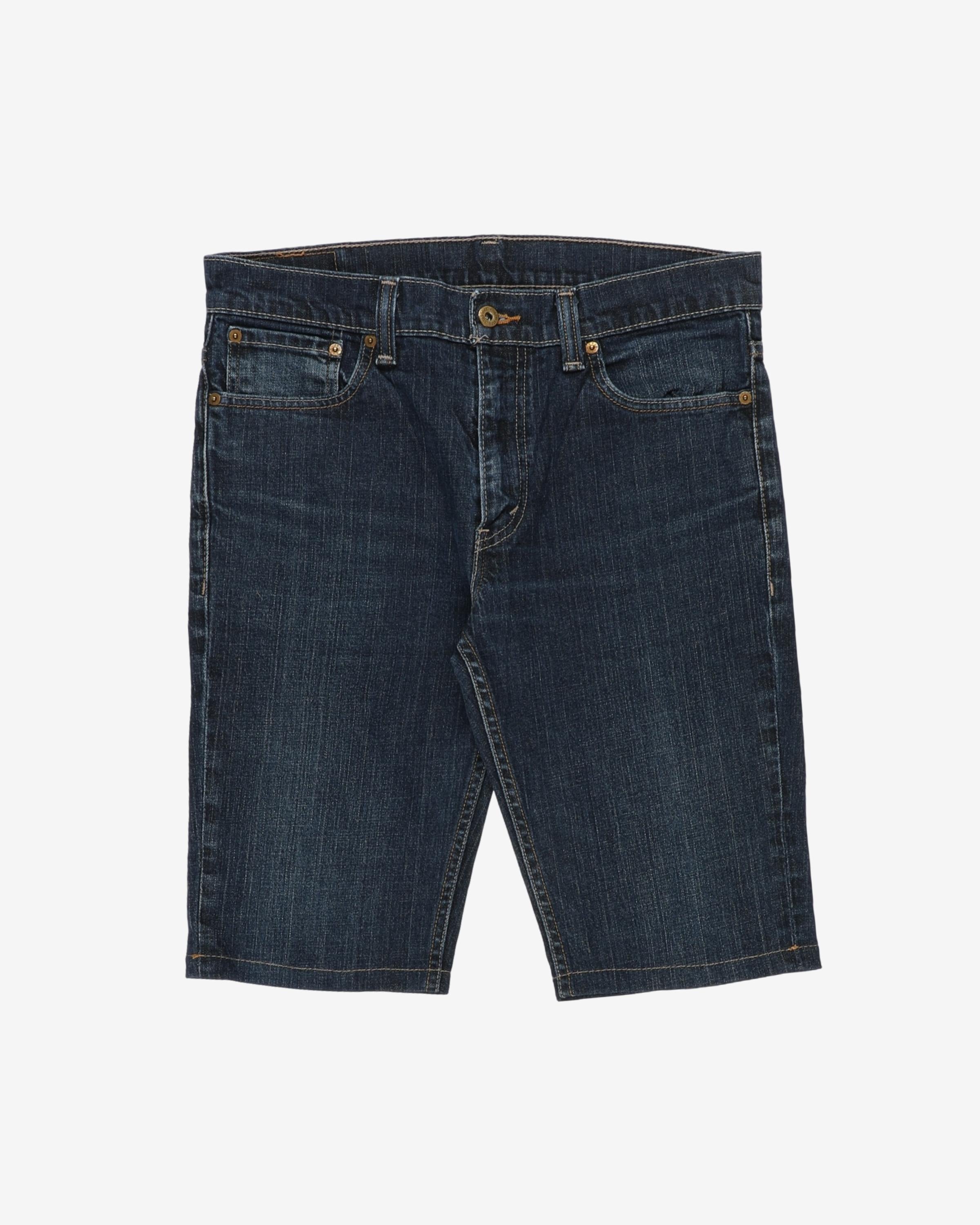 Levi's 505 Denim Dark Blue Jeans - W35 L30