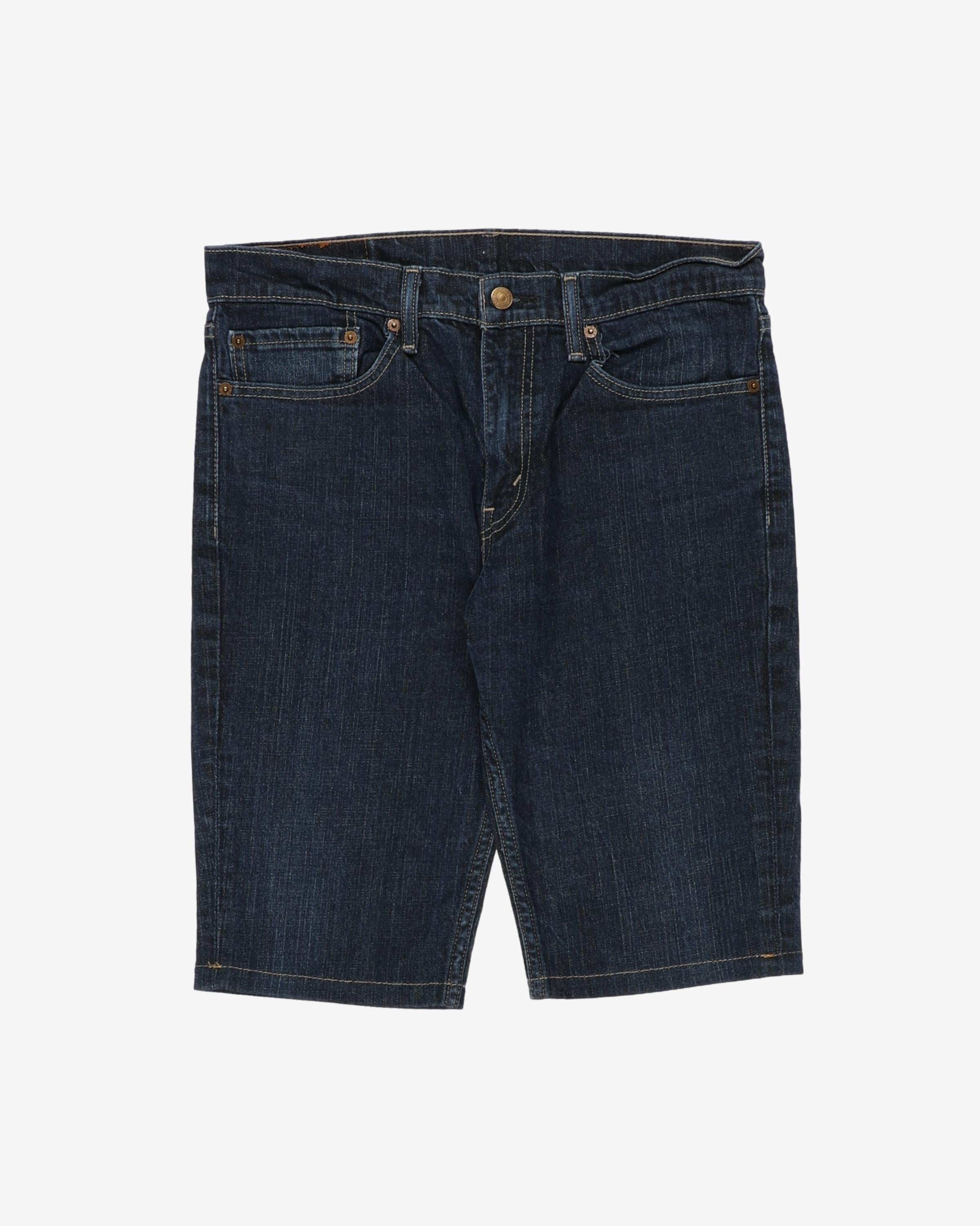 Levi's 511 Dark Blue Skinny Denim Jean Shorts - W33