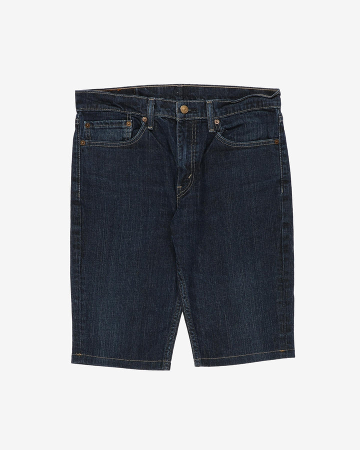 Levi's 511 Dark Blue Skinny Denim Jean Shorts - W33