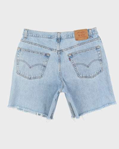 Vintage 90s Levi's Blue Denim Shorts - W37