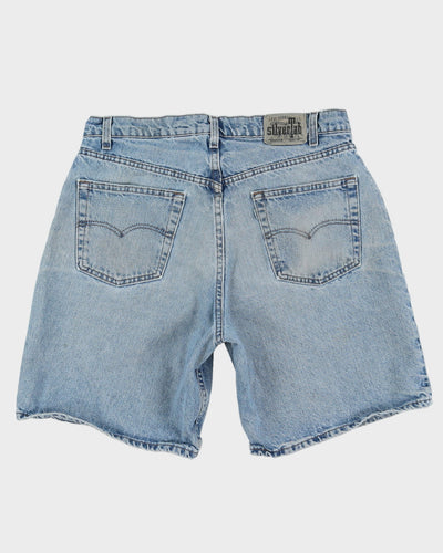 Vintage Levi's SilverTab Loose Fit Blue Denim Shorts - W36