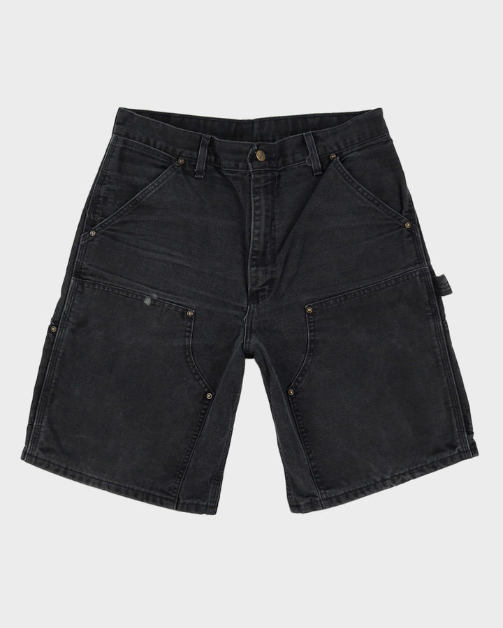 Carhartt Black Double Knee Workwear Denim Shorts - W32