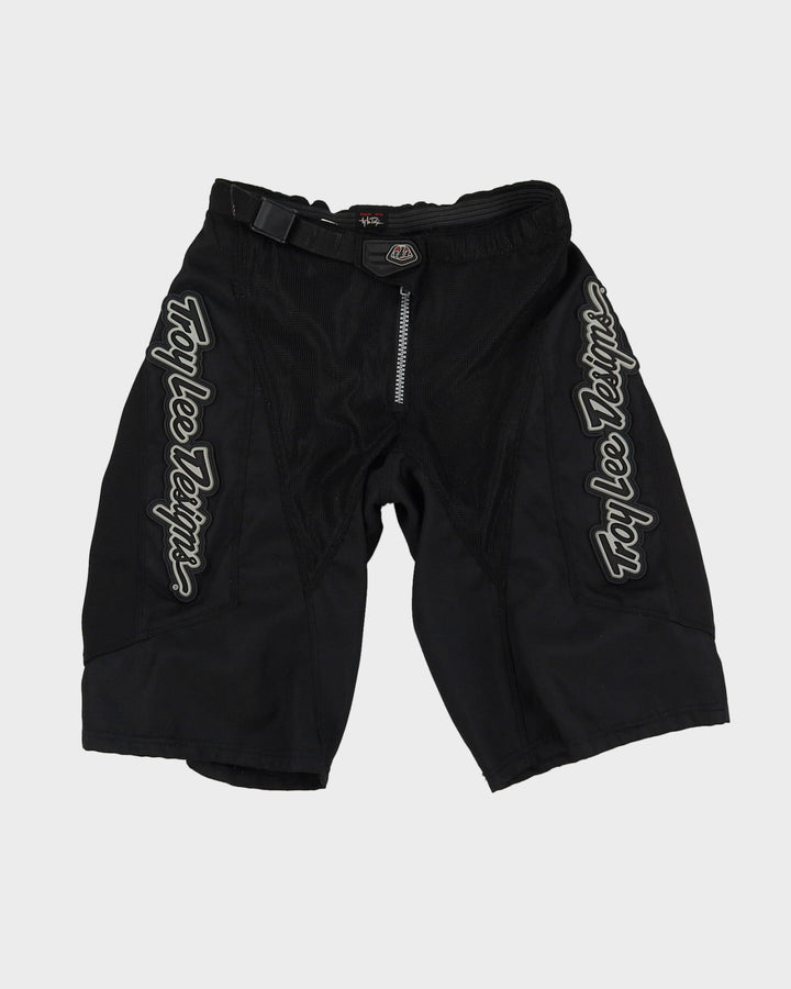 00s Y2K Troy Lee Designs Black Biker Shorts - W28