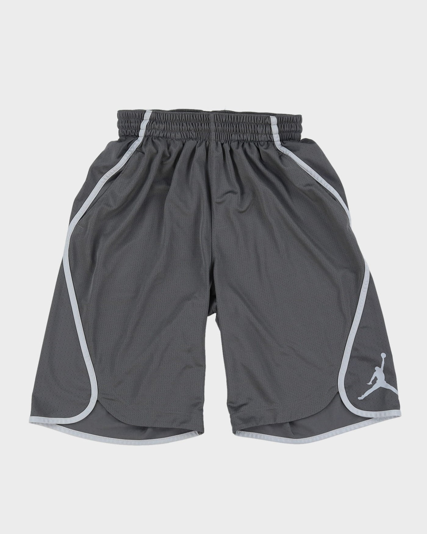 Jordan Grey Basketball Jersey Shorts - M