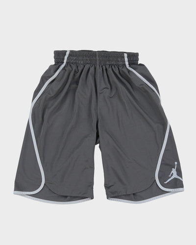 Jordan Grey Basketball Jersey Shorts - M