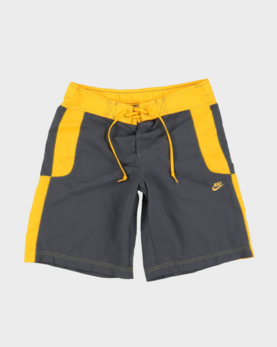 Nike Grey / Yellow Utility Shorts - S