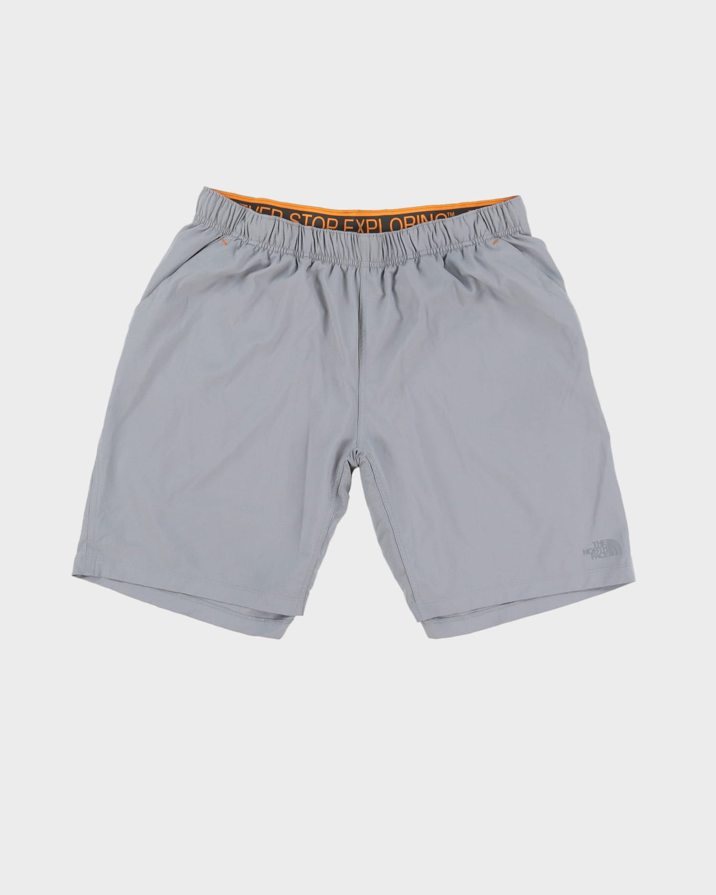 Pre-Loved The North Face Grey Lightweight Sports Shorts - XL