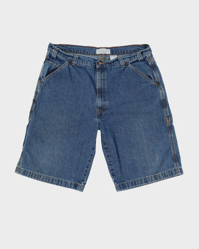 Levi's Signature Blue Denim Carpenter Shorts - W38