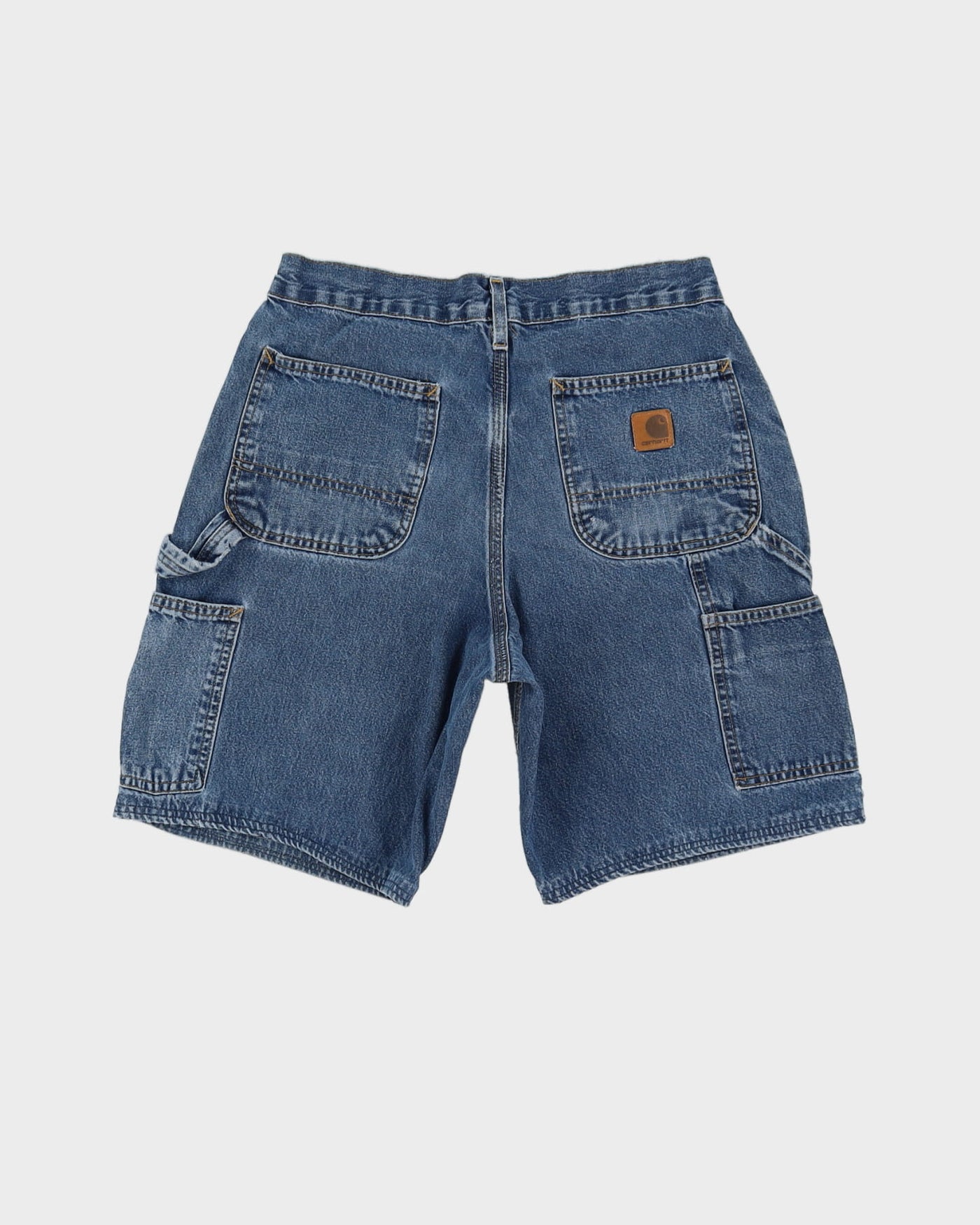 Carhartt Blue Denim Carpenter Shorts - W30
