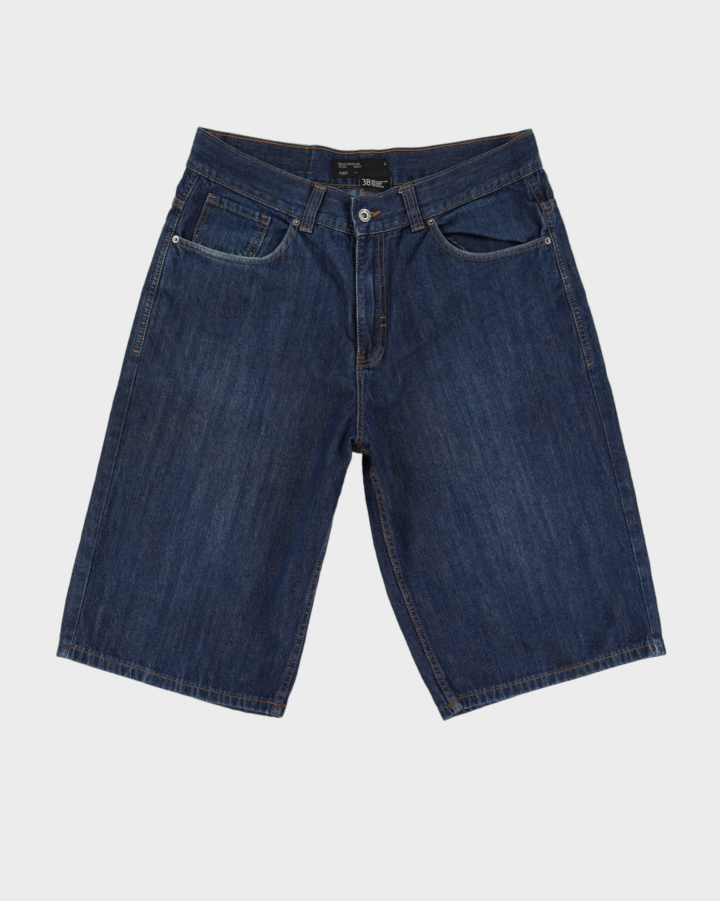 00s Y2K Rocawear Blue Denim Shorts - W38