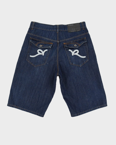 00s Y2K Rocawear Blue Denim Shorts - W38