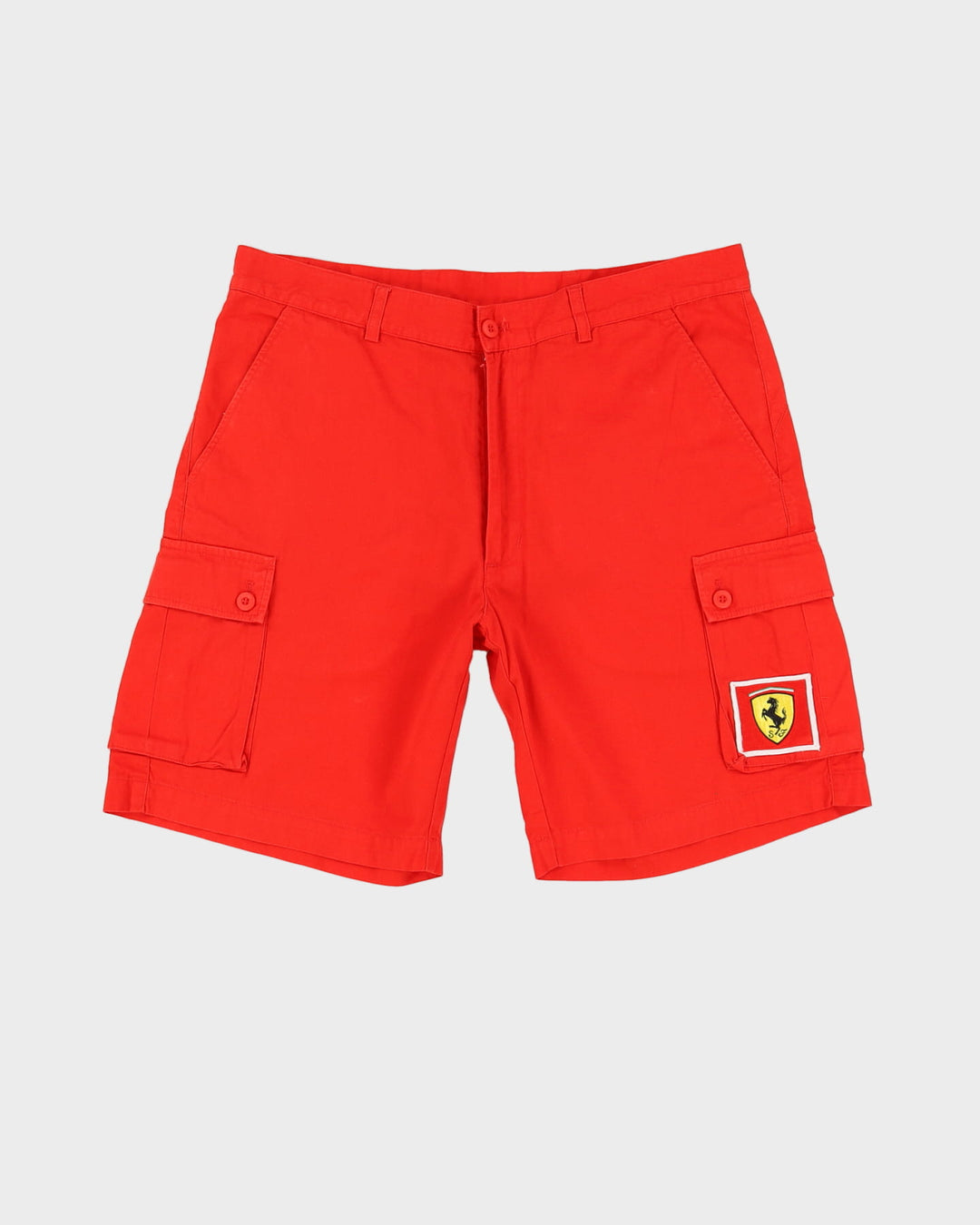 Pantaloncini cargo rossi Ferrari Fila anni 00 w34 Rokit
