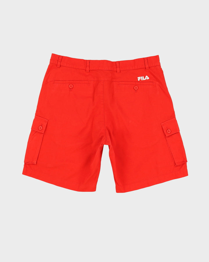 00s Ferrari Fila Red Cargo Shorts - W34