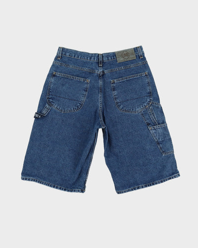 00s Y2K Nautica Blue Denim Carpenter Shorts - W30