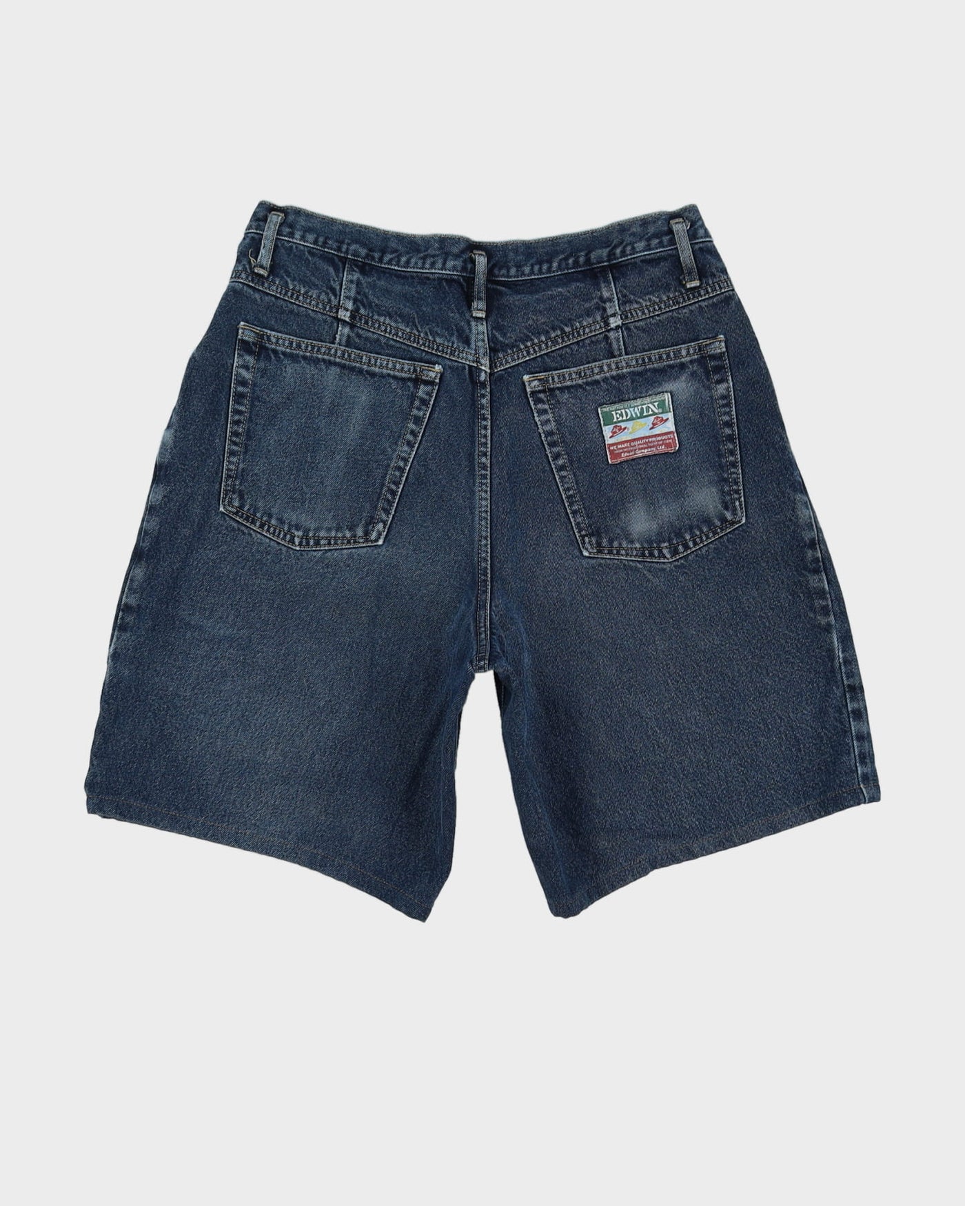 Edwin Dark Blue Denim Shorts - W34