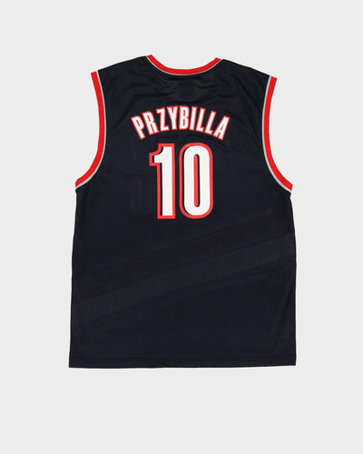 Reebok Joel Pryzbilla Portland Trail Blazers Black NBA Basketball Jersey - L