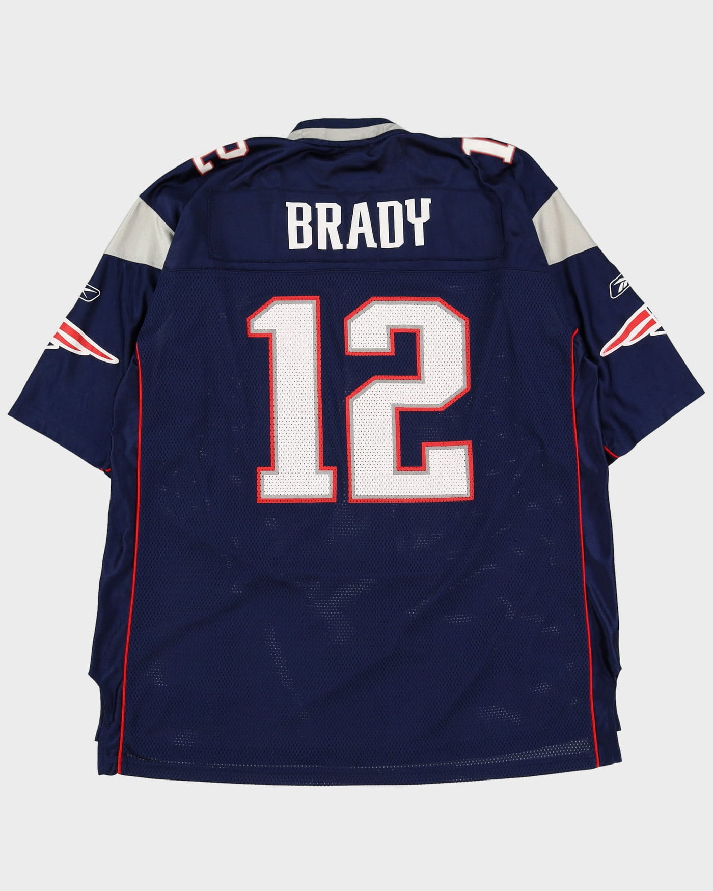 Reebok Tom Brady #12 New England Patriots NFL Navy Jersey - XXL