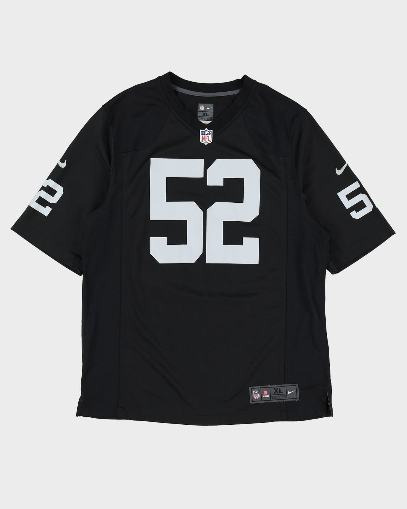 Nike Khalil Mack #52 Oakland / Las Vegas Raiders NFL Black Jersey - XL