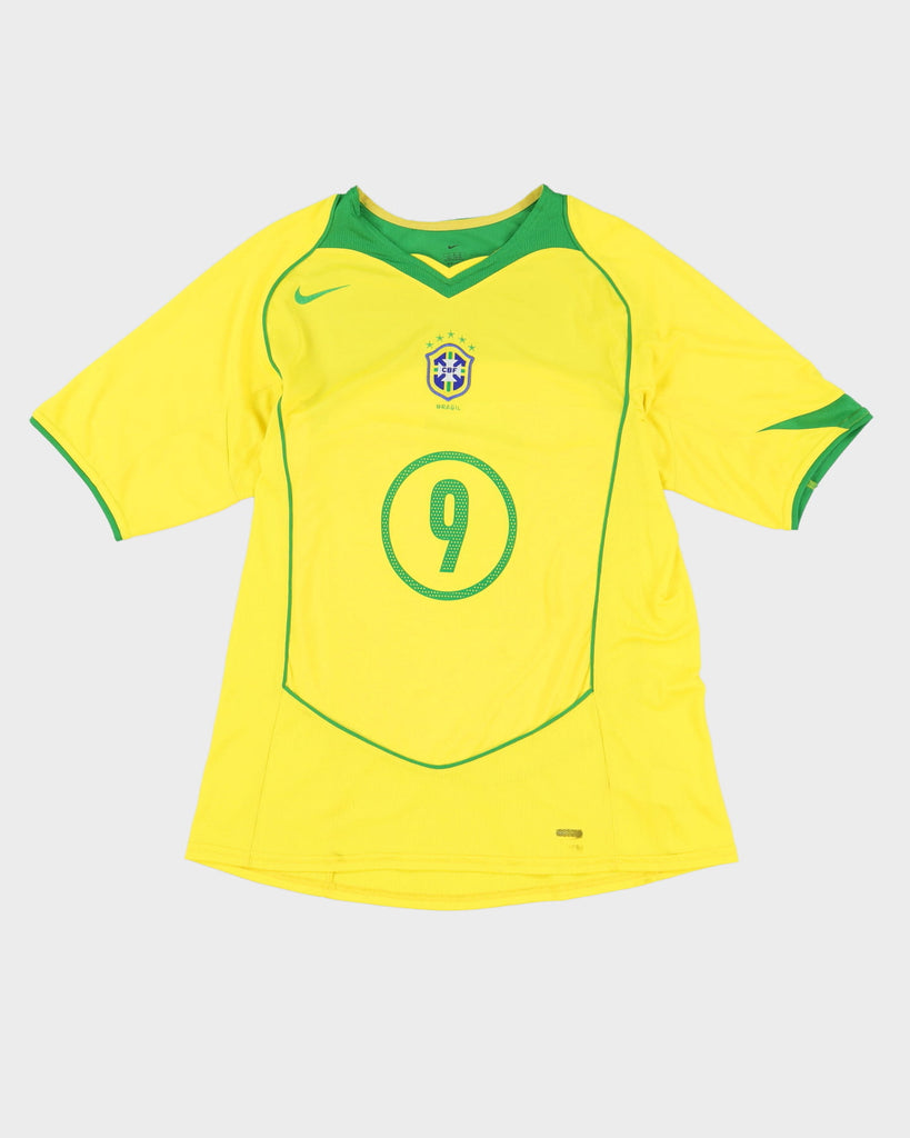 ウェア 04s Brazil National Team Uniform Ronaldo Nike Brazil REISSUE 1998 2024 soccer jersey Authentic