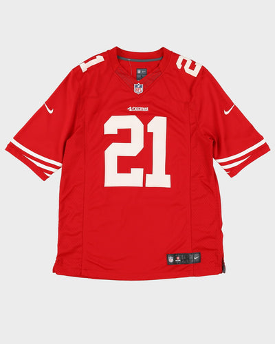 Nike Stitched Frank Gore #21 San Francisco 49ers Red NFL Jersey - L