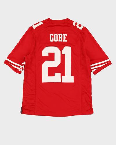 Nike Stitched Frank Gore #21 San Francisco 49ers Red NFL Jersey - L