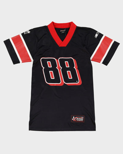 Vintage Nascar Chase Authentics Dale Jr. Black American Football Jersey - S / M
