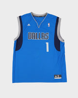 Adidas Jared Cunningham #1 Dallas Mavericks Blue NBA Jersey - XL