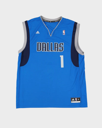 Adidas Jared Cunningham #1 Dallas Mavericks Blue NBA Jersey - XL