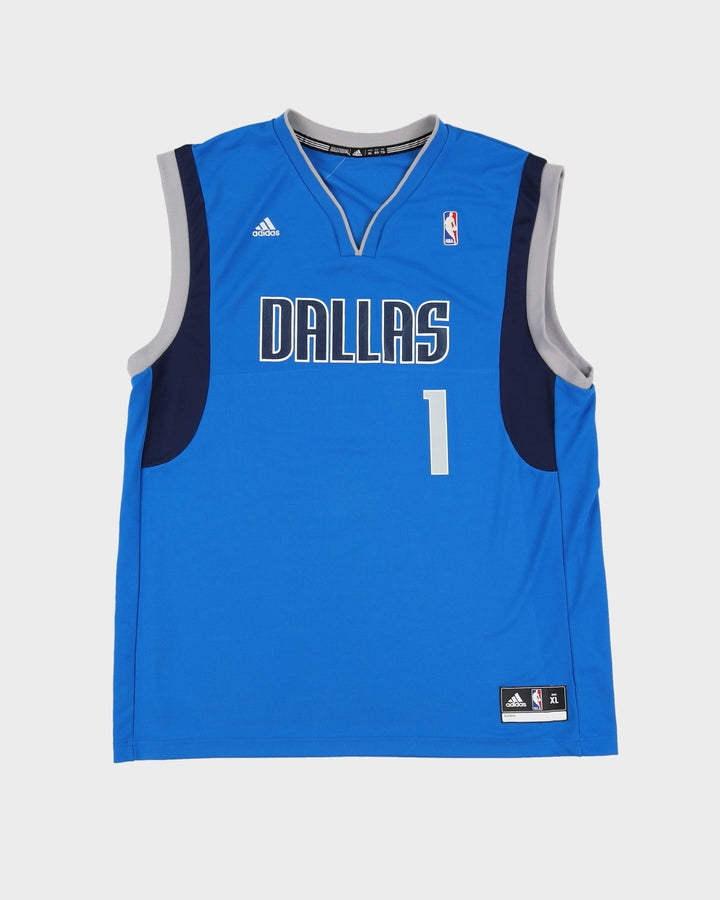 Adidas Jared Cunningham #1 Dallas Mavericks Blue NBA Jersey - XL