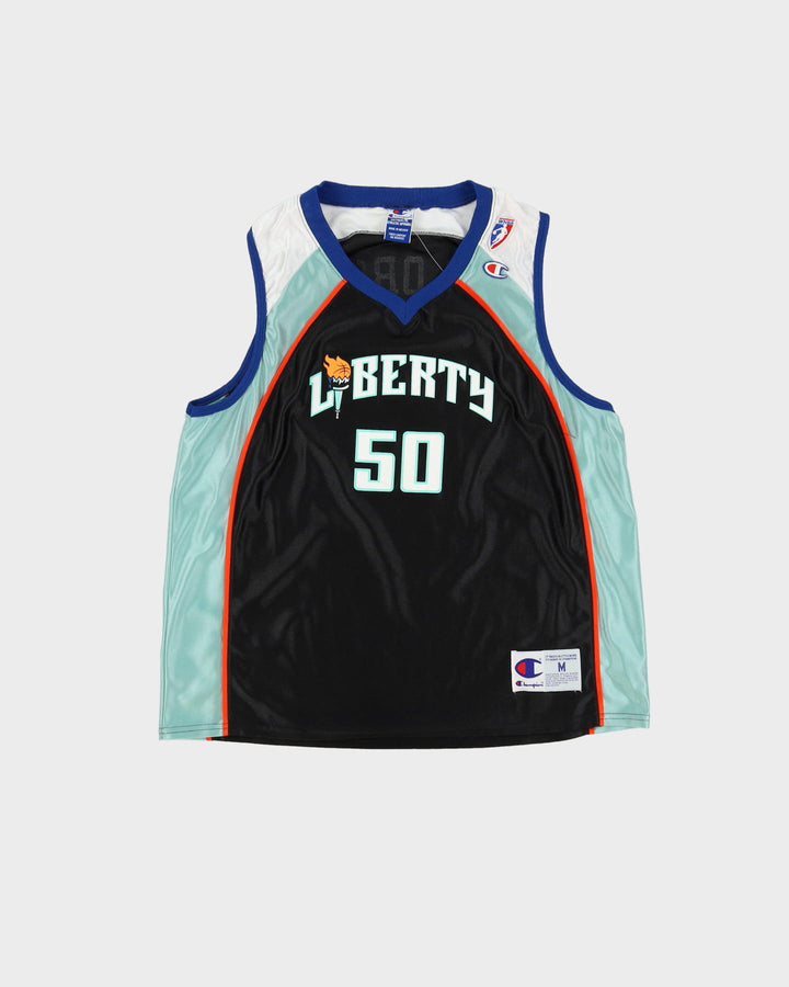 90s Rebecca Lobo #50 Champion New York Liberty WNBA Jersey - M