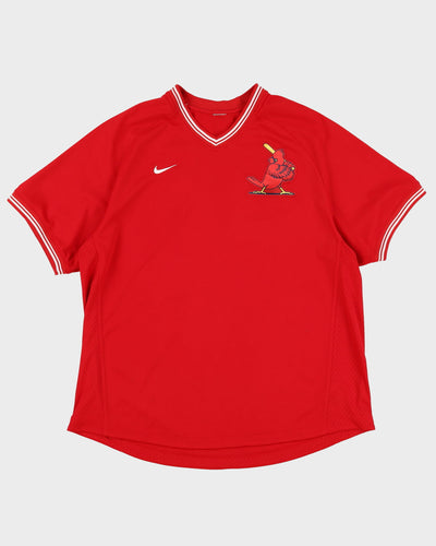 Nike St Louis Cardinals MLB Football Shirt Style Red Jersey - XL