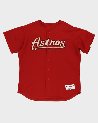 Houston Astros Majestic MLB Red Baseball Jersey - XL / XXL